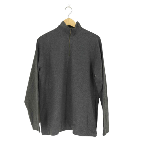 エディーバウアー Eddie Bauer ハーフジップラグランスウェット メンズ JPN:XL
