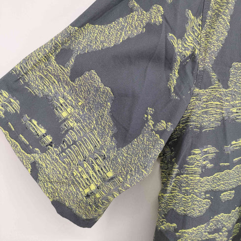 ディーゼル DIESEL S-FRANK-A 総柄オープンカラー S/S シャツ メンズ EUR:52