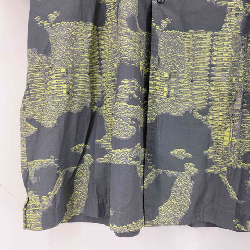 ディーゼル DIESEL S-FRANK-A 総柄オープンカラー S/S シャツ メンズ EUR:52