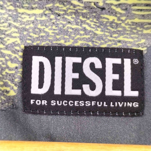 ディーゼル DIESEL S-FRANK-A 総柄オープンカラー S/S シャツ メンズ EUR:52