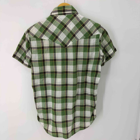 ヒステリックグラマー HYSTERIC GLAMOUR S/Sウエスタンチェックシャツ ダブルポケット スナップボタン メンズ JPN:S