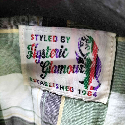 ヒステリックグラマー HYSTERIC GLAMOUR S/Sウエスタンチェックシャツ ダブルポケット スナップボタン メンズ JPN:S