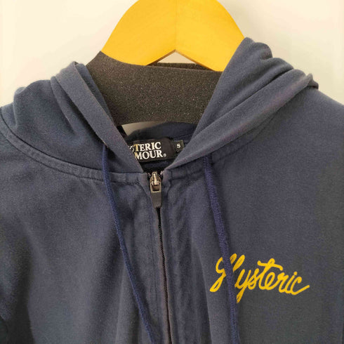 ヒステリックグラマー HYSTERIC GLAMOUR バックプリントジップアップパーカー フェード Y2K メンズ JPN:S