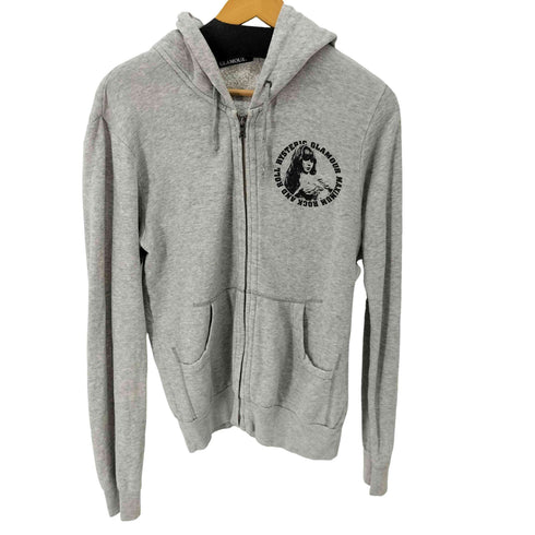 ヒステリックグラマー HYSTERIC GLAMOUR バックプリントジップアップパーカー ヒスガール Y2K メンズ JPN:S