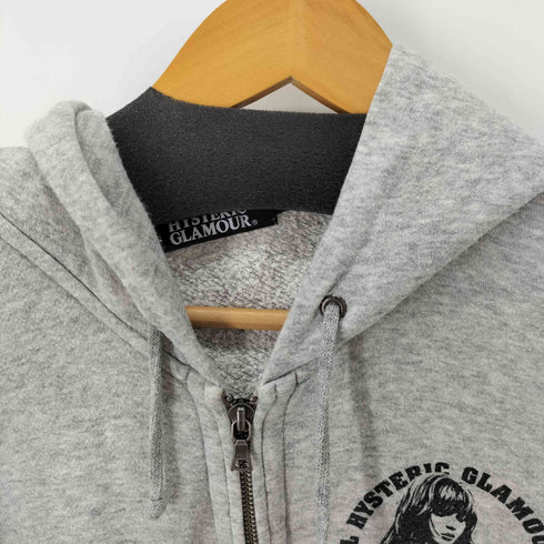 ヒステリックグラマー HYSTERIC GLAMOUR バックプリントジップアップパーカー ヒスガール Y2K メンズ JPN:S