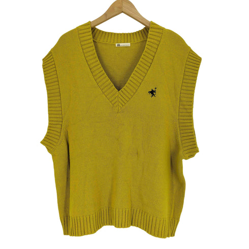 クラシカルエルフ CLASSICAL ELF 24SS 劇的にあか抜け。ワンポイント刺繍カレッジニットベスト レディース JPN:M