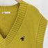クラシカルエルフ CLASSICAL ELF 24SS 劇的にあか抜け。ワンポイント刺繍カレッジニットベスト レディース JPN:M