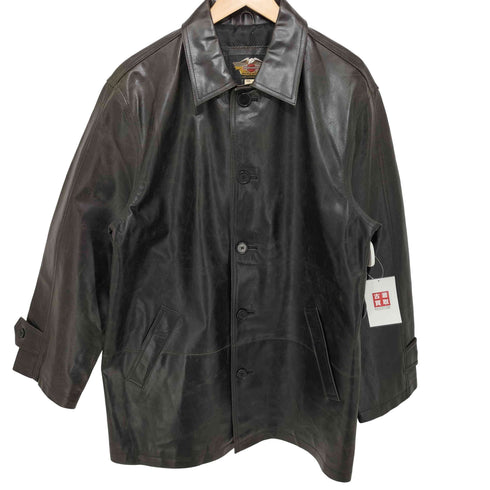 ハーレーダビッドソン HARLEY-DAVIDSON カウレザー カーコート メンズ import:L