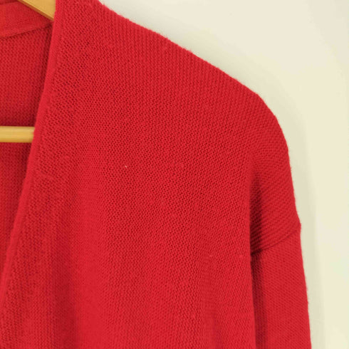 アイゾッドラコステ IZOD LACOSTE USA製 ロゴワッペン アクリルニットカーディガン メンズ import:L