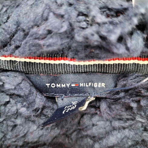 トミーヒルフィガー TOMMY HILFIGER ワンポイントロゴ ジップアップ パーカー 裏地ボア メンズ import:XL