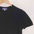 バーバリーブルーレーベル BURBERRY BLUE LABEL 裾ロゴ刺繍 クルーネック ニットTシャツ レディース EUR:38