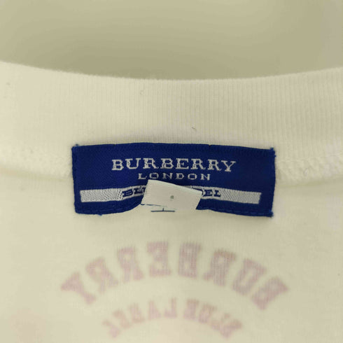 バーバリーブルーレーベル BURBERRY BLUE LABEL PURE PREPPY GIRL プリント UネックTシャツ Y2K レディース EUR:38