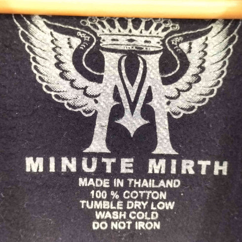 MINUTE MIRTH プリントデザインパーカー スカル メンズ import:XL