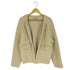 ザラ ZARA BOUCLE KNIT CARDIGAN ブークレ ニット カーディガン レディース import:L