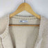 ザラ ZARA BOUCLE KNIT CARDIGAN ブークレ ニット カーディガン レディース import:L