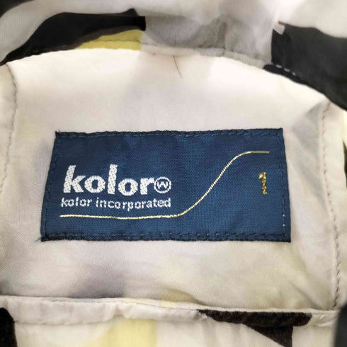 カラー kolor バック裾デザイン ノースリーブシャツ レディース 1