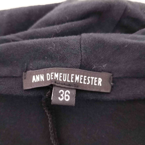 アンドゥムルメステール Ann DEMEULEMEESTER ポルトガル製 フード付き ノースリーブワンピース レディース 36