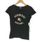 バーバリーブルーレーベル BURBERRY BLUE LABEL フロッキーロゴ プリント クルーネック Tシャツ Y2K レディース EUR:38