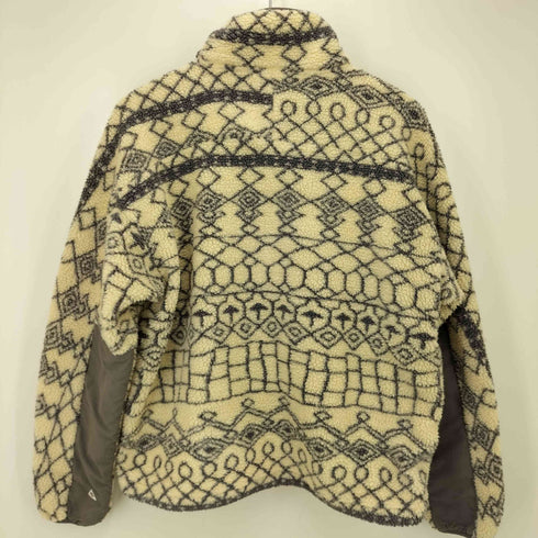 ジェリー GERRY 総柄 ジップアップ ボア ブルゾン ジャケット メンズ import:M