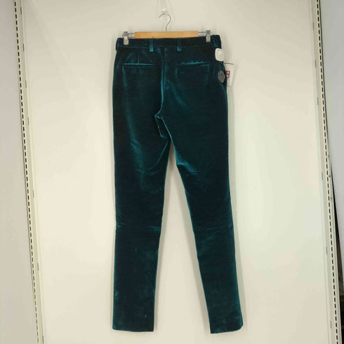 サンローランパリ SAINT LAURENT PARIS クラッシュ ベルベット トラウザーズ メンズ 46