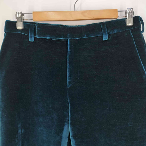サンローランパリ SAINT LAURENT PARIS クラッシュ ベルベット トラウザーズ メンズ 46
