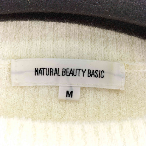 ナチュラルビューティーベーシック NATURAL BEAUTY BASIC フレアアーム ニット レディース JPN:M
