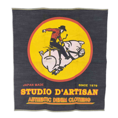 スタジオダルチザン STUDIO DARTISAN デニムバナー タペストリー 壁掛け LEEモチーフ メンズ ONE SIZE