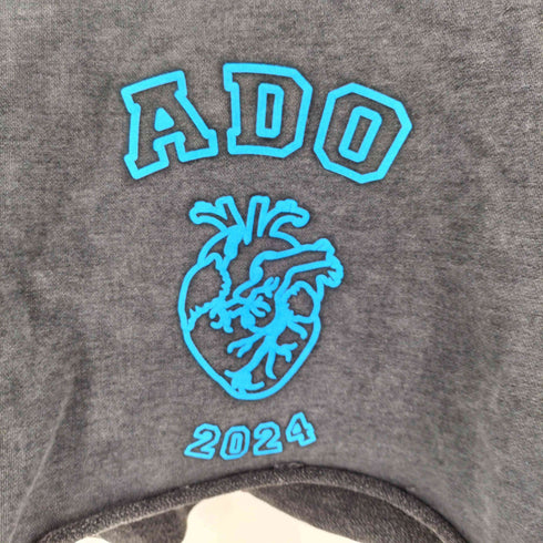 2024 心臓 プリント クロップド Tシャツ アーティスト Tシャツ レディース JPN:L