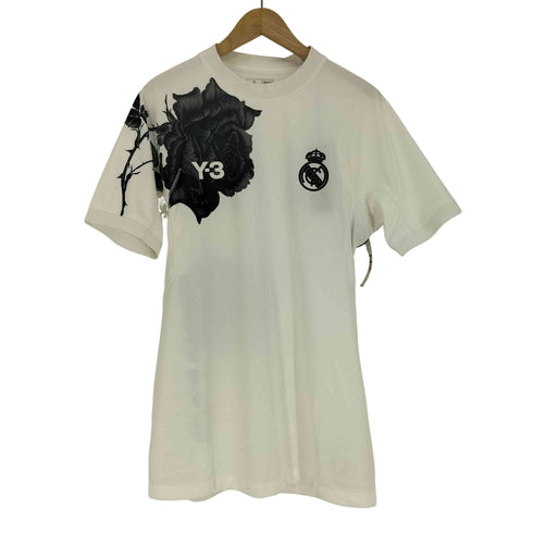 ワイスリー Y-3 Pre-Match Jersey プレマッチ ジャージ 花 ロゴプリント Tシャツ ゲームシャツ ユニフォーム メンズ JPN:S