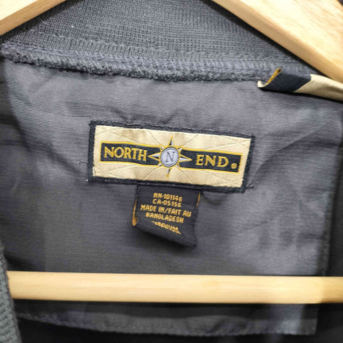 ノースエンド NORTH END ロゴ刺繍 デタッチャブルスリーブ Vネックプルオーバー ピステ メンズ import:M