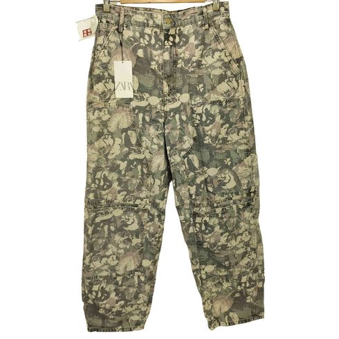 ザラ ZARA リアルツリー ワイド ペインターパンツ メンズ JPN:40