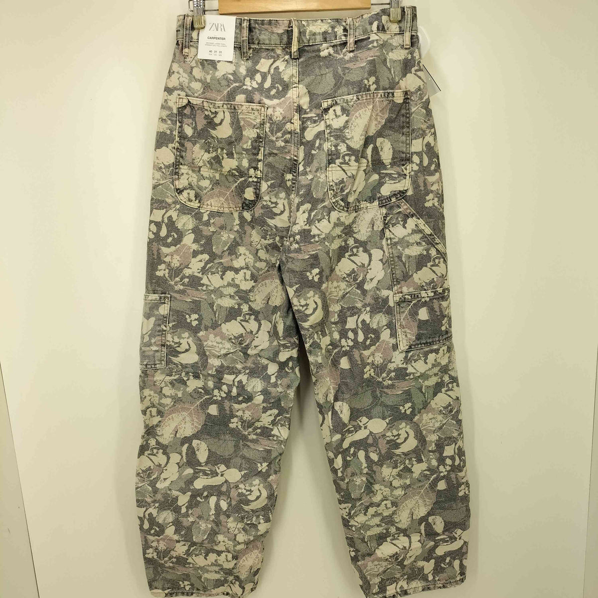 ZARA ザラ 迷彩スウェットパンツ ダメージパンツ ジョガーパンツ