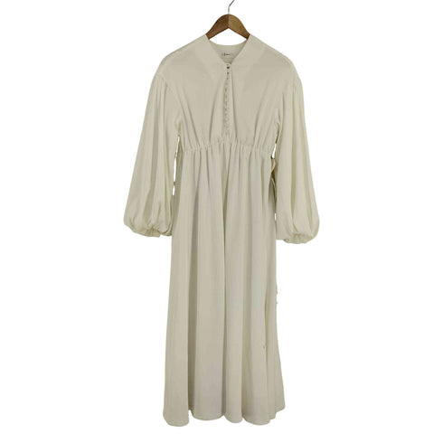 ローレン louren front button volume onepiece フロントボタンボリュームワンピース レディース FREE