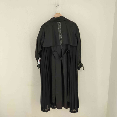 アメリヴィンテージ Ameri VINTAGE BALLOON SLEEVE PLEATS TRENCH バルーンスリーブプリーツトレンチコート レディース FREE