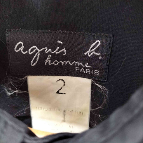 アニエスベーオム Agnes b.homme L/Sプレーンシャツ ワンポケット メンズ JPN:2