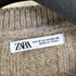 ザラ ZARA Round neck long sleeve sweater メンズ import:M