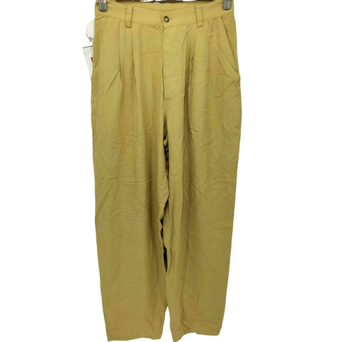go>SILK 総シルク ボタンフライ 2タックスラックス レディース JPN:2