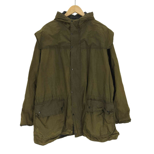 バブアー Barbour 90S 英国製 3ワラント DURHAM ダーハム 裏地チェック オイルドジャケット 1995年製 メンズ C44