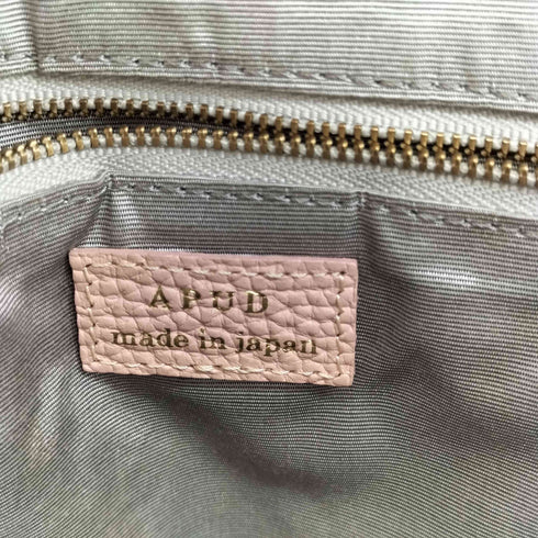 APUD ツートーン レザートートバッグ レディース