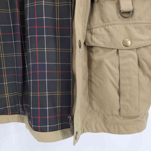 バブアー Barbour SPORTING TRAVELLER S21 BUSH JKT 3ワラント 裏地チェック マルチポケット ブッシュジャケット メンズ import:L