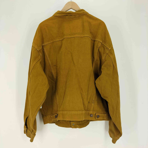 リーバイス Levis 90S USA製 デカパッチ 裏ボタン303 刻印 先染め 70598-0833 デニム トラッカージャケット 1992年製 メンズ import:XL