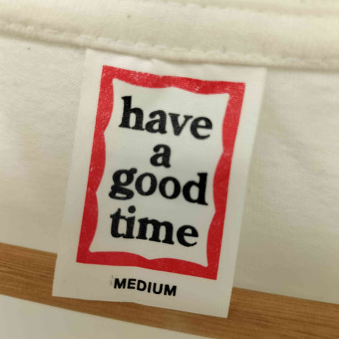 ハブアグッドタイム HAVE A GOOD TIME 袖ロゴ ロンT ロングスリーブTシャツ メンズ FREE