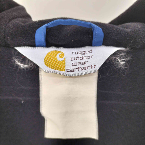 カーハート Carhartt 80-90S 三角タグ ロゴ刺繍 裏地フリース アノラックパーカー ジャケット メンズ