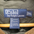 ポロバイラルフローレン Polo by RALPH LAUREN 90S ロゴ革パッチ 襟コーデュロイ エルボーステッチ チンストラップ キルティングジャケット メンズ import:XL