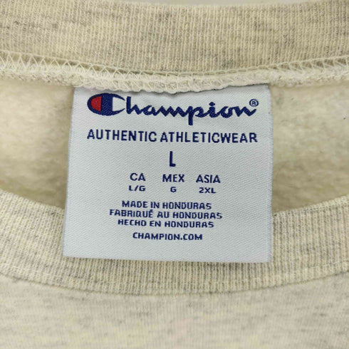 チャンピオン Champion AUTHENTIC ATHLETICWEAR LBCC ワッペン 霜降り 裏起毛 スウェット メンズ import:L