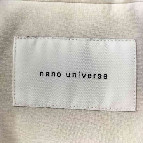 ナノユニバース NANO universe 24SS ライトファンクション ダブルジャケット レディース JPN:S