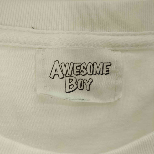 AWESOME BOY REMAKE SOX TEE リメイク ソックス 3D靴下 クルーネックTシャツ メンズ