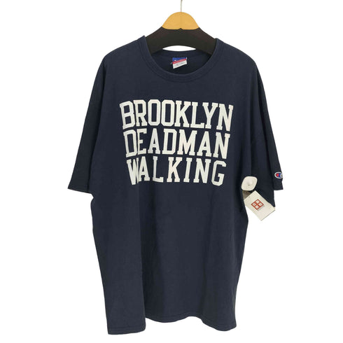 チャンピオン Champion 00s フロントラバー三段プリントTシャツ 目あり BROOKLYN DEADMAN WALKING メンズ import:XL