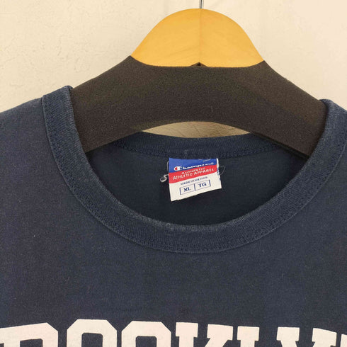 チャンピオン Champion 00s フロントラバー三段プリントTシャツ 目あり BROOKLYN DEADMAN WALKING メンズ import:XL