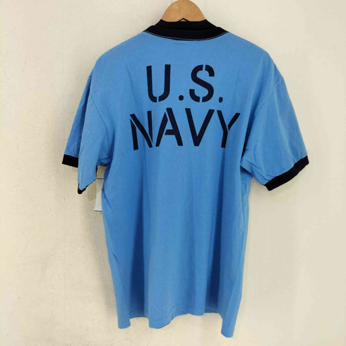 ユーエスネイビー U.S.NAVY 両面プリントリンガーTシャツ サブマリン USS SEA DEVIL SS-400 メンズ import:L